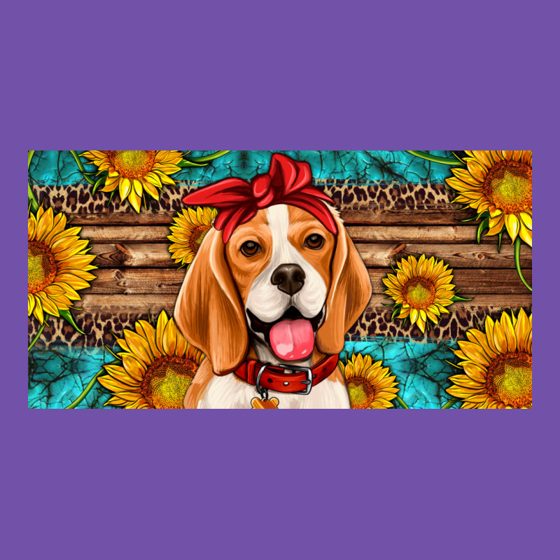Beagle With Sunflowers License Plate Premium Sweatshirt by Artiststas | Teevron