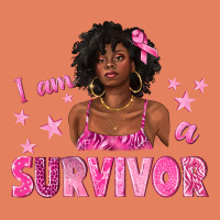 I Am A Survivor Breast Cancer With Afro Woman Classic Tee | Teevron