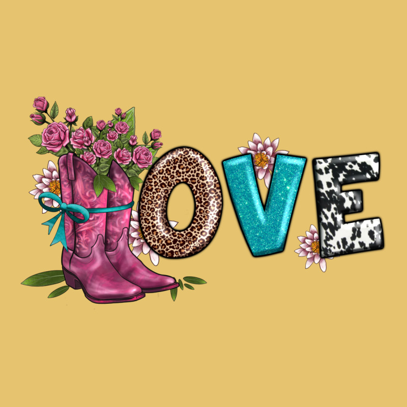 Valentines Day Love And Boots Premium Sweatshirt by AdoDesignShop | Teevron