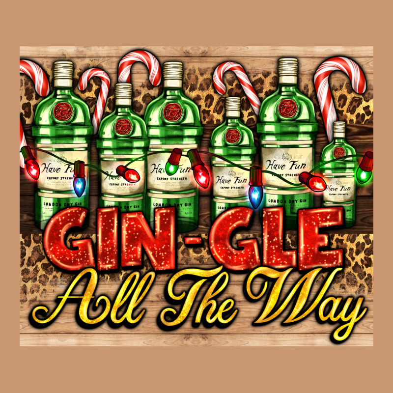 Gin Gle Christmas Gin Bottles Heavyweight Hoodie by AdoDesignShop | Teevron