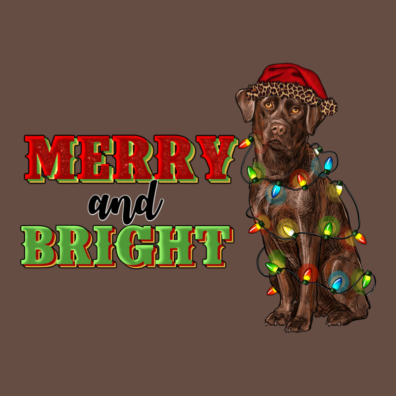 Merry And Bright Labrador Long Sleeve Tee by RanaPortraitStore | Teevron