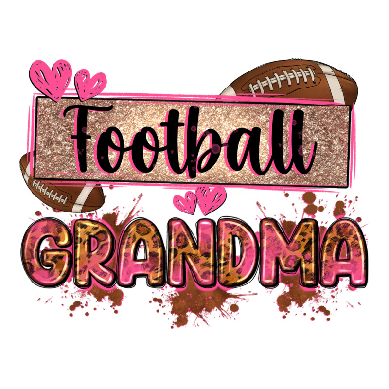 Football Grandma With Leopard Long Sleeve Tee by Zillion Design Studio | Teevron