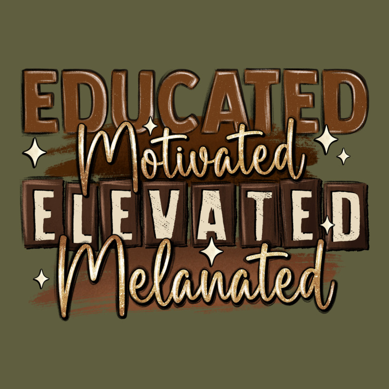Educated Motivated Elevated Melanated Vintage Tee by MaliasSmallBusiness | Teevron