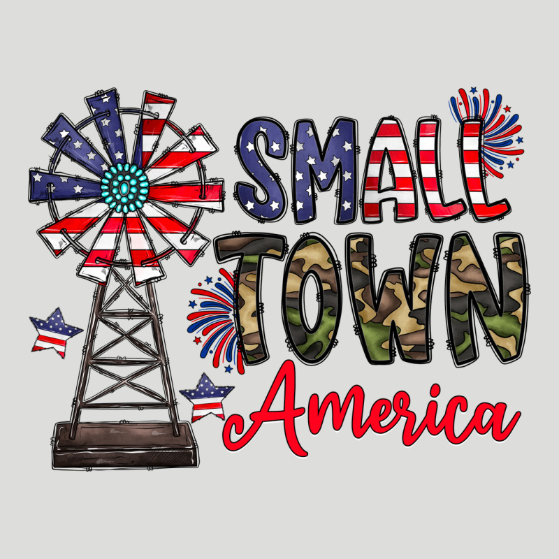 Small Town America Zipper Hoodie by CowhideDigitalArt | Teevron
