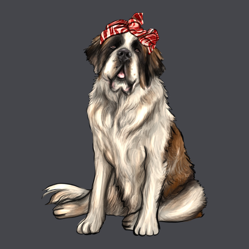 St Bernard With Bandanna Long Sleeve Tee by texasbilliewilder | Teevron