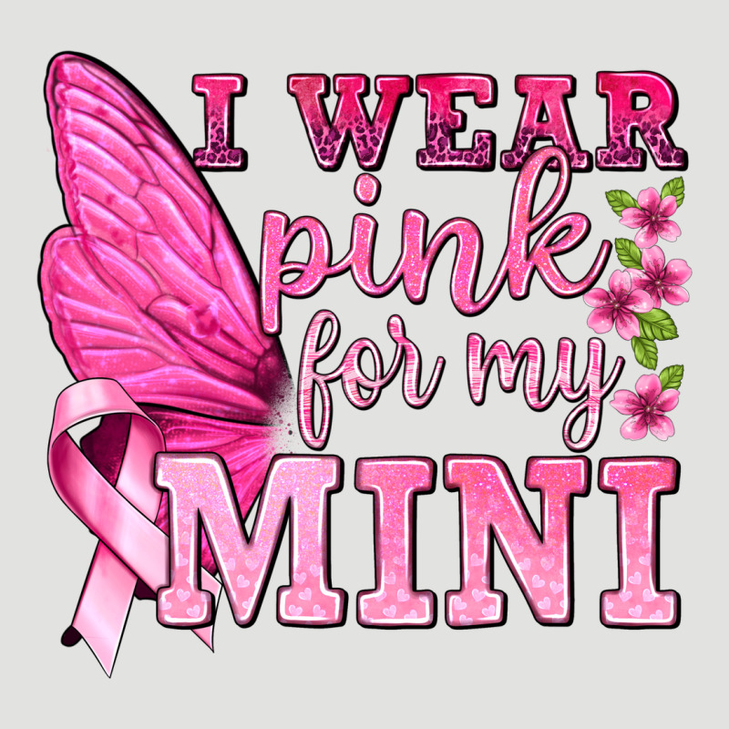 I Wear Pink For My Mini With Butterfly Classic Tee by texasbilliewilder | Teevron
