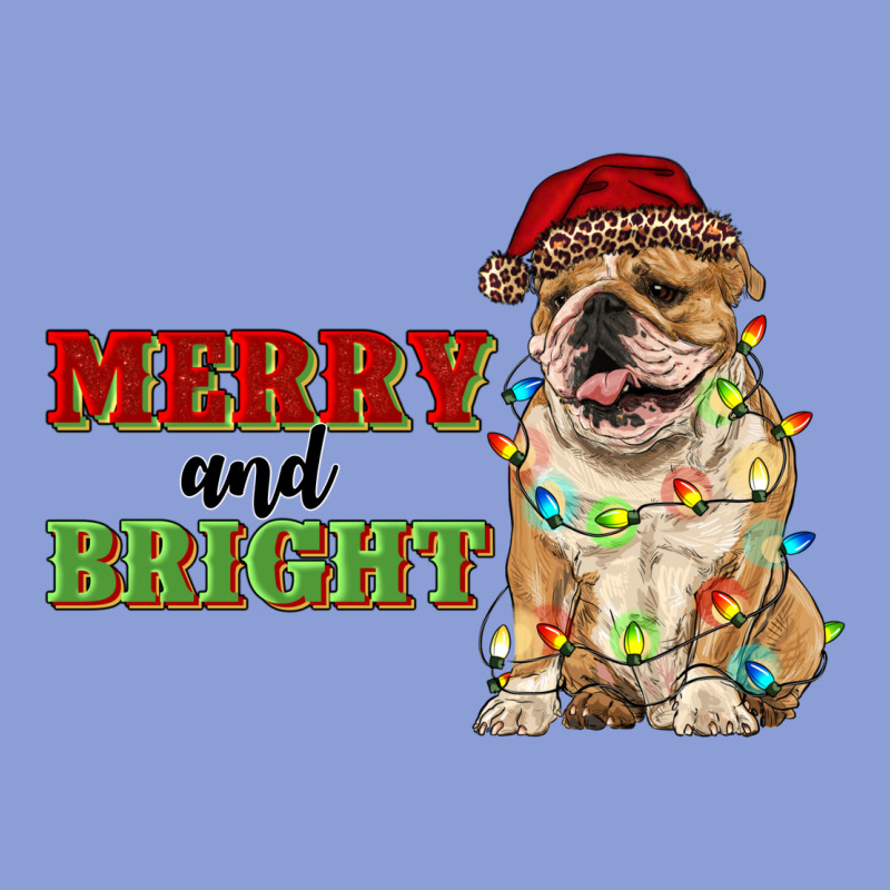 Merry And Bright English Bulldog Long Sleeve Tee by RanaPortraitStore | Teevron