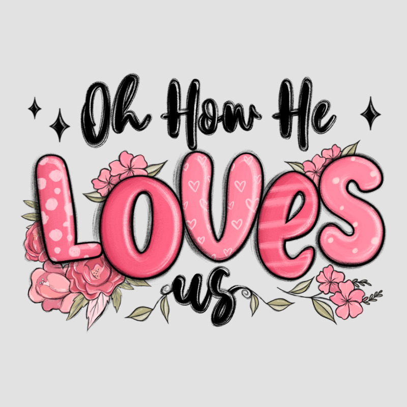 Oh How He Loves Us Premium Hoodie by MaliasSmallBusiness | Teevron