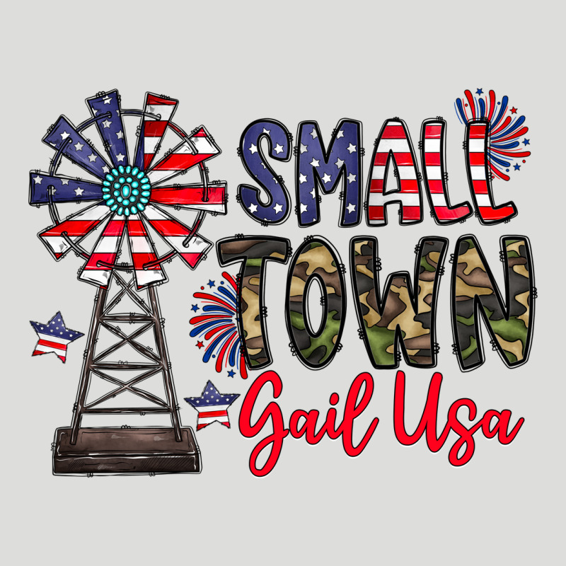 Small Town Gail Usa Zipper Hoodie by CowhideDigitalArt | Teevron