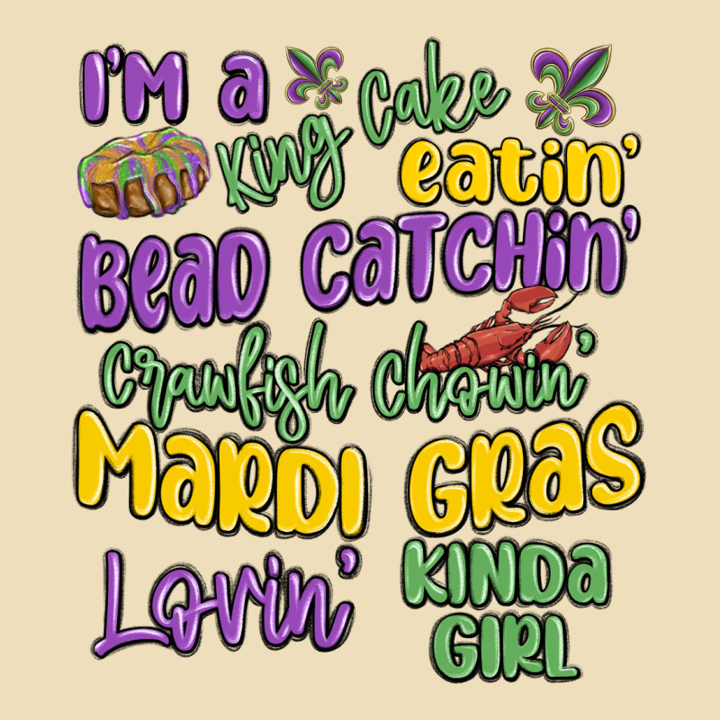 I'm A King Cake Eatin' Mardi Gras Lovin' Kinda Gir Premium Hoodie by MaliasSmallBusiness | Teevron