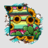 Missouri Map Sunflower Cactus Serape Premium Hoodie | Teevron