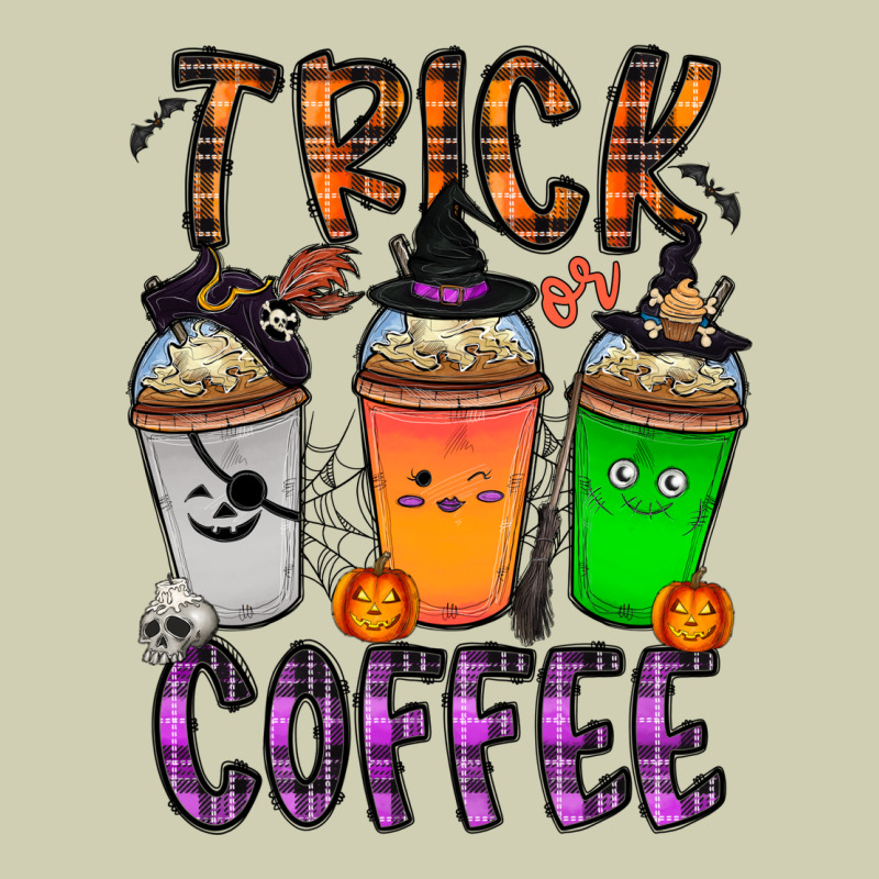 Trick Or Coffee Heavy Core Tee by CowhideDigitalArt | Teevron
