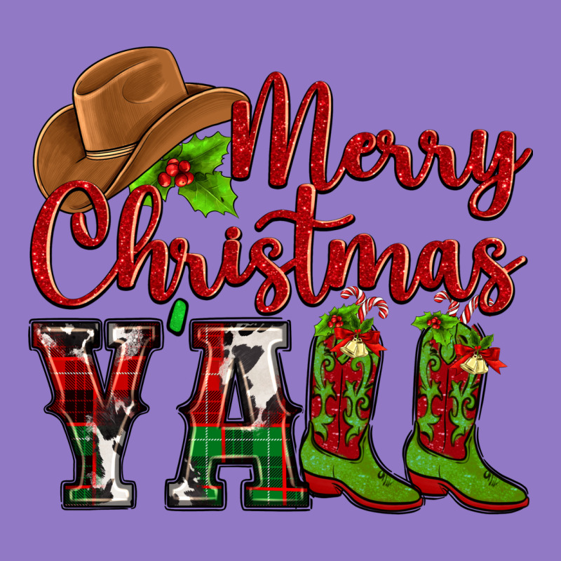 Merry Christmas Y'all Cowboy Urban Hoodie by MaliasSmallBusiness | Teevron