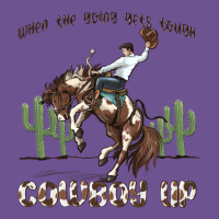 When The Going Gets Tough Cowboy Up Vintage Tee | Teevron
