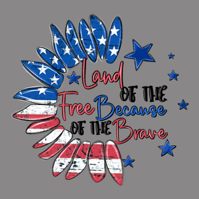 Land Of The Free Because Of The Brave Vintage Tee by MaliasSmallBusiness | Teevron