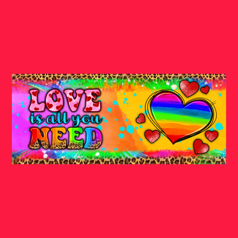 Love Is All You Need  Mug 15 Oz Zipper Hoodie by HRA Design Shop | Teevron