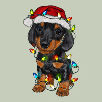 Dachshund Puppy Christmas Lights Long Sleeve Tee | Teevron