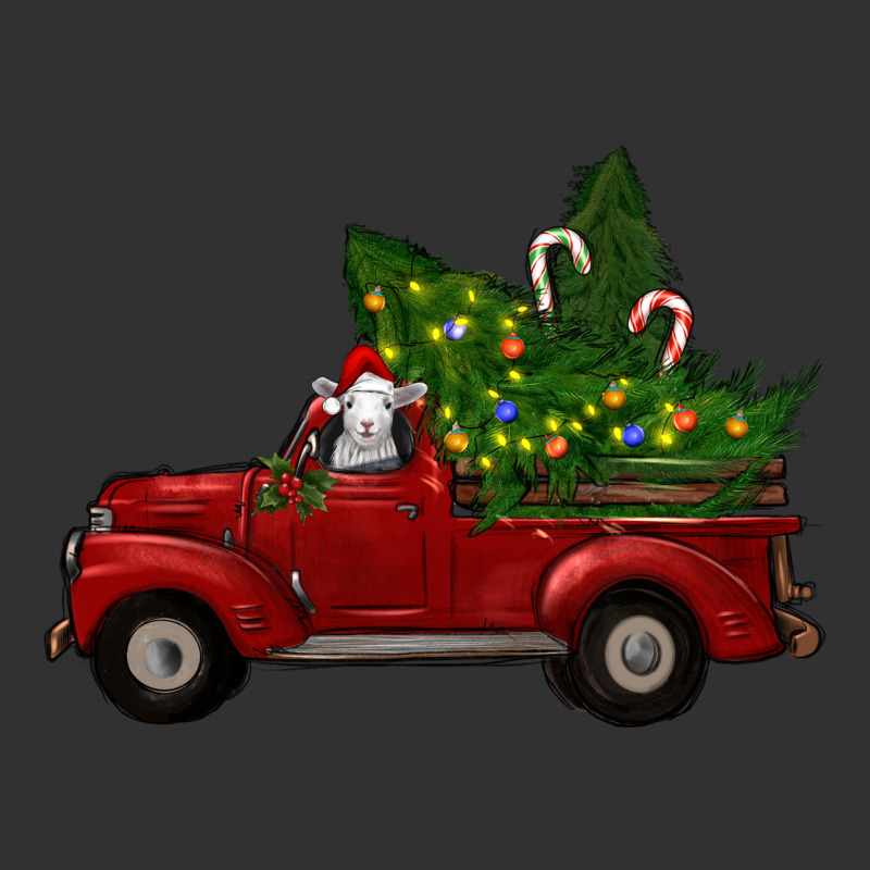Christmas Farm Truck With Baby Sheep Urban Heavy Tee by RanaPortraitStore | Teevron