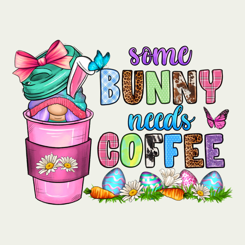 Some Bunny Needs Coffee With Gnomes Urban Heavy Tee by Zillion Design Studio | Teevron