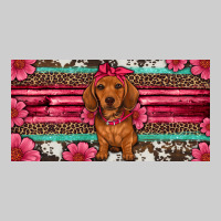 Dachshund Puppy License Plate Premium Sweatshirt | Teevron