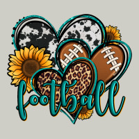 Football Hearts Heavyweight Hoodie | Teevron