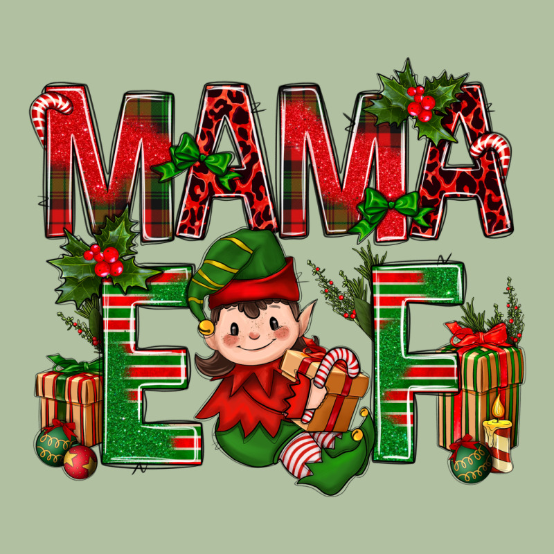 Mama Elf With Gift Christmas Urban Hoodie by NancyCooperArtShop | Teevron