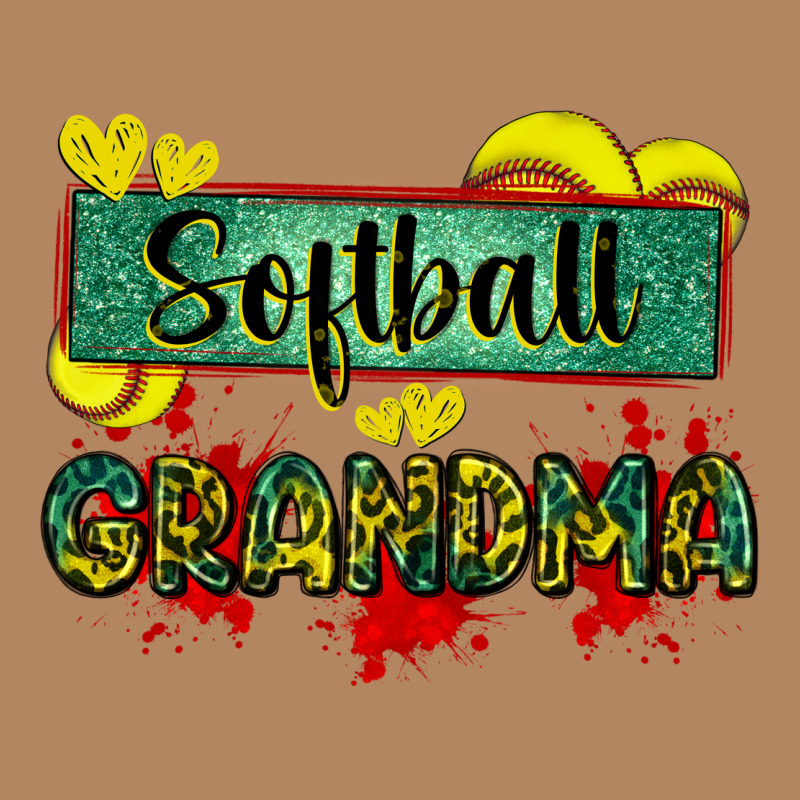 Softball Grandma With Leopard Long Sleeve Tee by Zillion Design Studio | Teevron