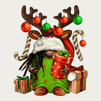 Christmas Afro Gnomes Zipper Hoodie | Teevron