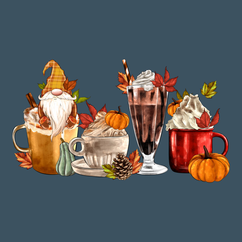 Fall Gnome Coffee Cups Urban Hoodie by MaliasSmallBusiness | Teevron