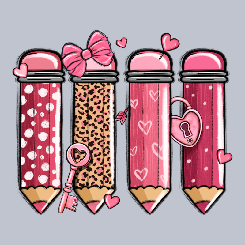 Valentine' Day Teacher School Pencils Premium Hoodie by MaliasSmallBusiness | Teevron