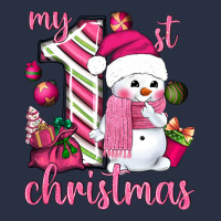 My 1st. Pink Christmas With Cute Snowman Urban Hoodie | Teevron