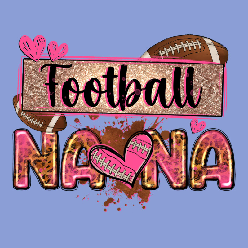 Football Nana With Leopard Long Sleeve Tee by Zillion Design Studio | Teevron