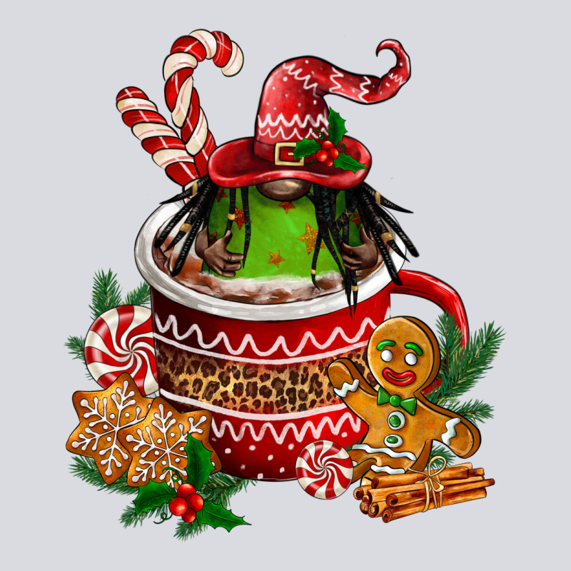 Christmas Coffee Afro Gnome Zipper Hoodie by FaDigitalArtStudio | Teevron