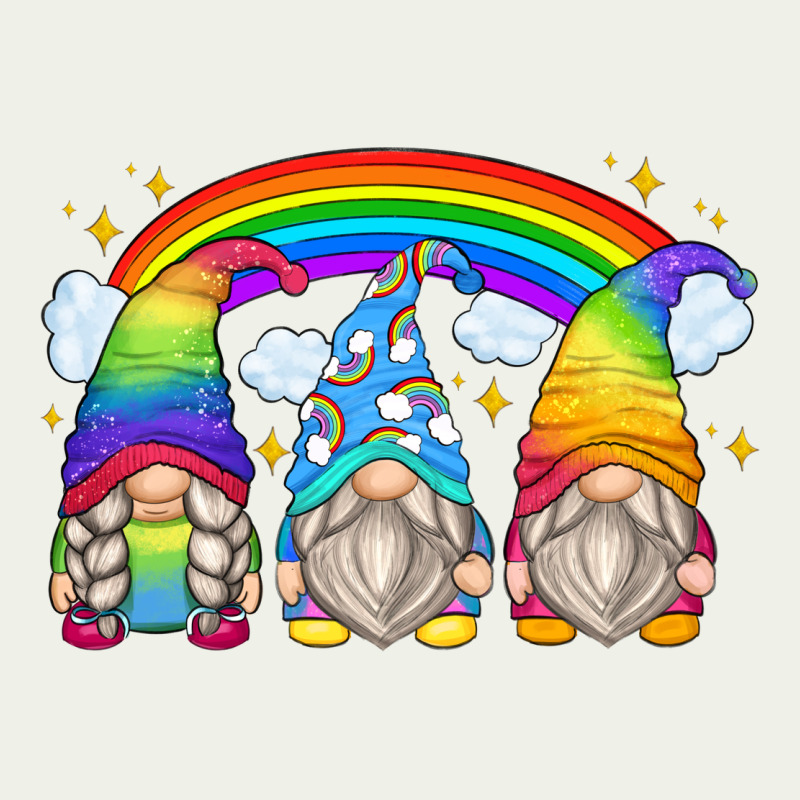 Rainbow Gnomes Urban Heavy Tee by Zillion Design Studio | Teevron
