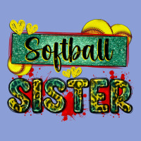 Softball Sister With Leopard Long Sleeve Tee | Teevron