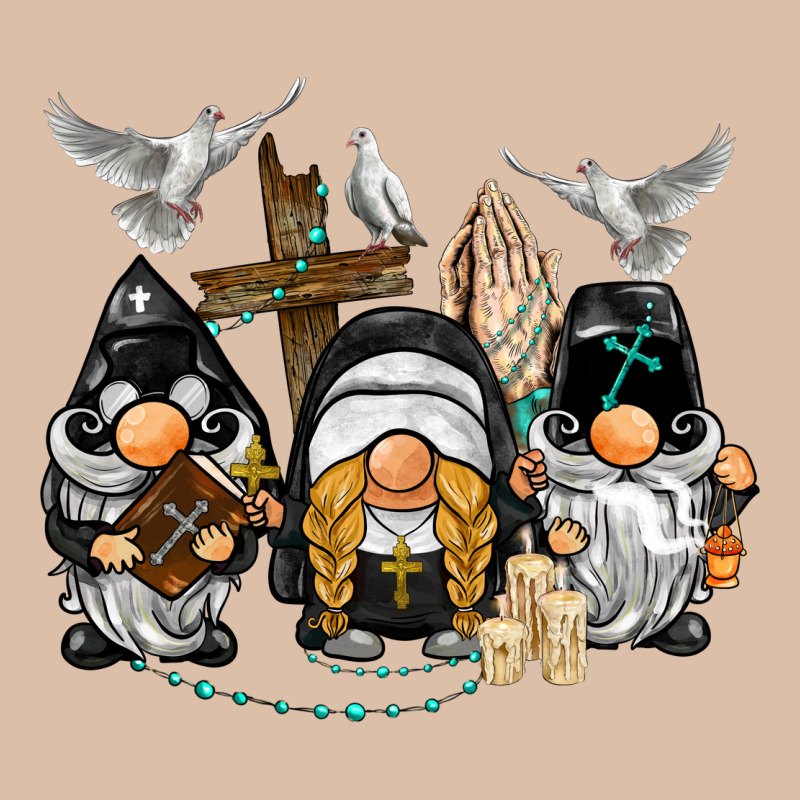 Pastor Nun Religious Gnome Urban Heavy Tee by BarkalooDesign | Teevron