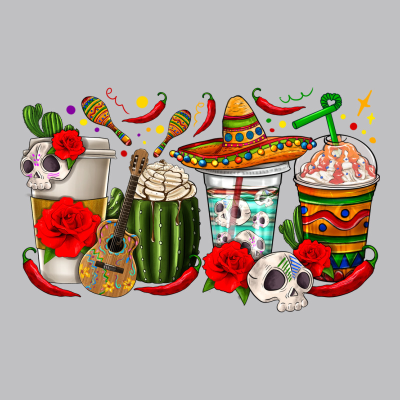 Hispanic Heritage Month Coffee Cups Long Sleeve Tee by texasbilliewilder | Teevron