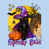 Spooky Babe Black Witch Cat Classic Tee | Teevron