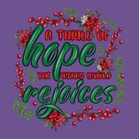 A Thrill Of Hope The Weary World Rejoices Vintage Tee | Teevron