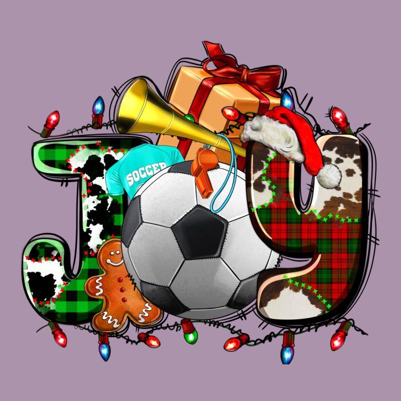 Joy With Soccer Element And Christmas Heavyweight Hoodie by AdoDesignShop | Teevron