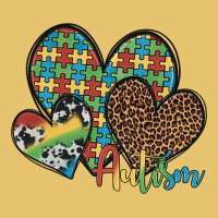 Autism Hearts Leopard Cowhide Premium Sweatshirt | Teevron