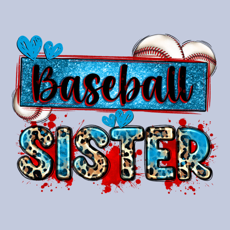 Baseball Sister With Leopard Long Sleeve Tee by Zillion Design Studio | Teevron