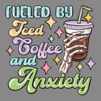 Fueled By Iced Coffee And Anxiety Vintage Tee | Teevron