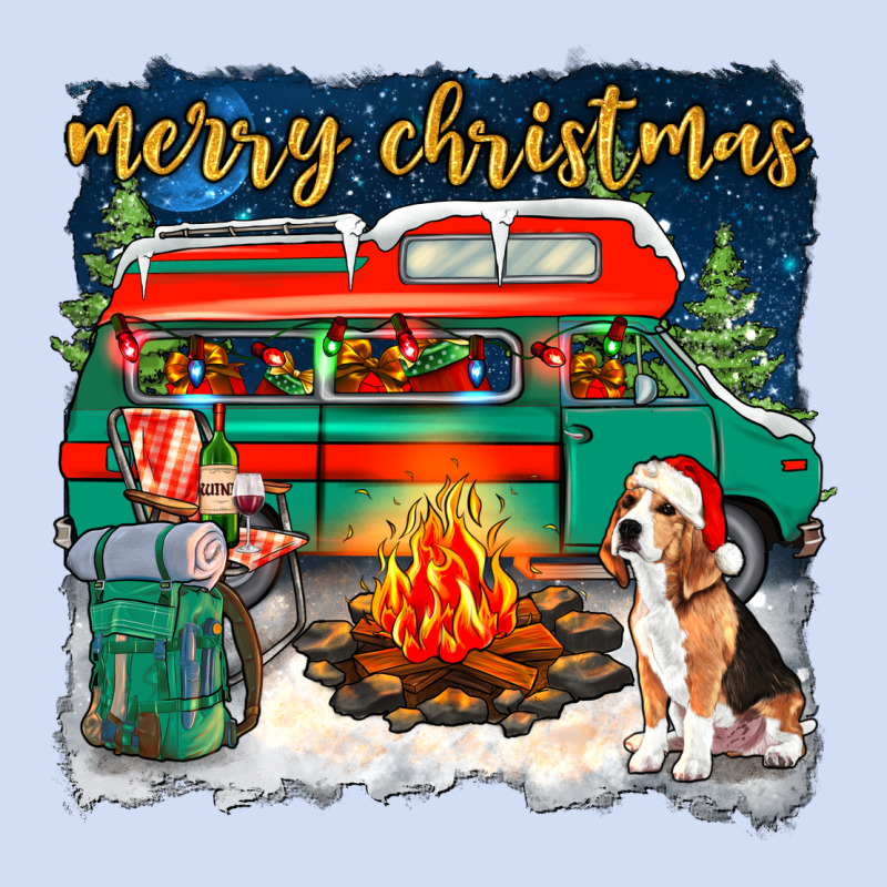 Merry Christmas With Camper Van Urban Hoodie by NancyCooperArtShop | Teevron