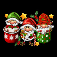 Coffee Cup Santa Gnomies Zipper Hoodie | Teevron