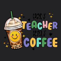 Half Teacher Half Coffee Vintage Tee | Teevron
