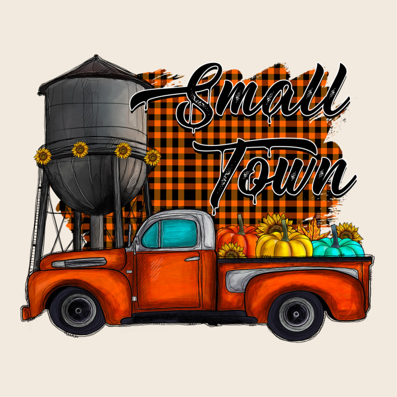 Small Town Fall Zipper Hoodie by CowhideDigitalArt | Teevron