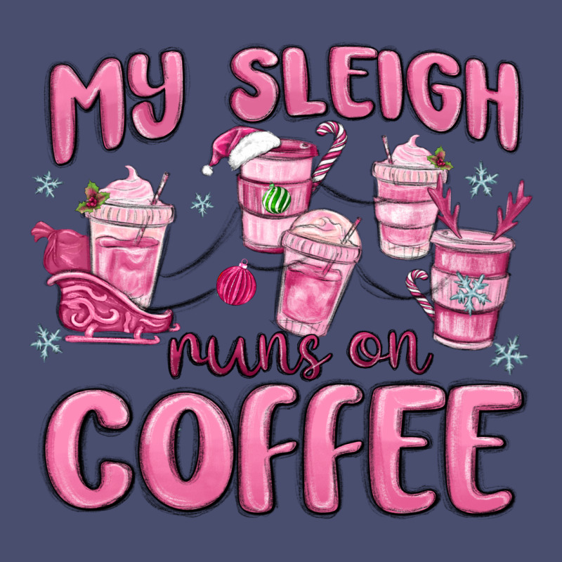 My Sleigh Runs On Coffee Vintage Tee by MaliasSmallBusiness | Teevron