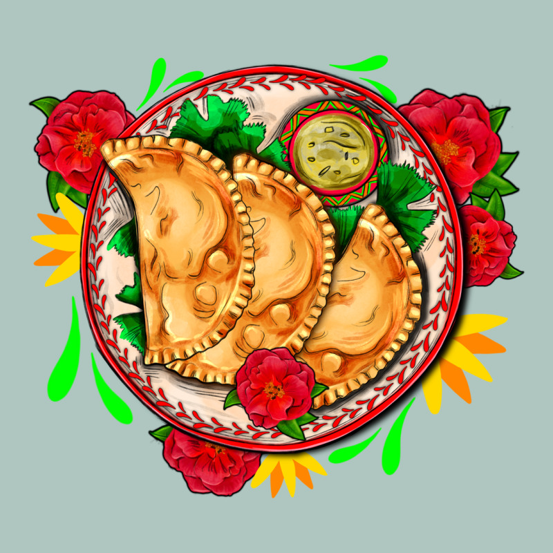 Empanadas Plate And Roses Premium Sweatshirt by AdoDesignShop | Teevron