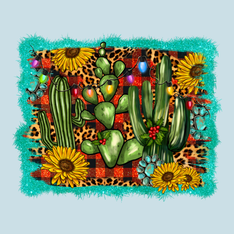 Cactus Christmas Ladies Tee by BarkalooDesign | Teevron
